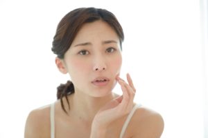 疑問がある女性
